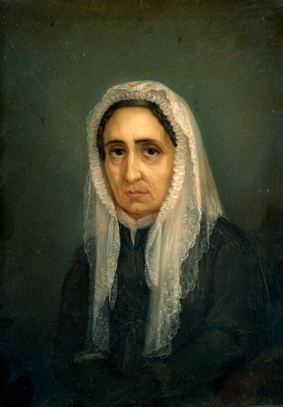 Maria Mazzinin muotokuva Giacomo Ulisse Borzinon maalaus (1800-luku) Genes, Museo del Risorgimento tekijältä Giacomo Ulisse Borzino