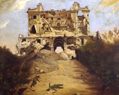 Neljän tuulen talo, n. 1849 (öljy kankaalle) tekijältä Giambattista Bassi