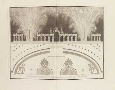 Festivaali Parman herttuan Ferdinandin ja arkkiherttuattaren häiden kunniaksi..., 1769. tekijältä Giambattista Bodoni