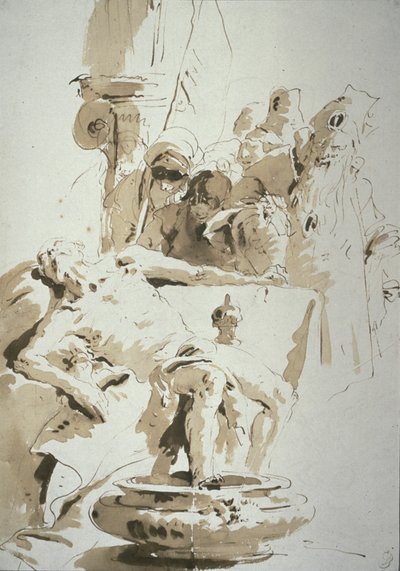 Fantasia Senecan kuolemasta tekijältä Giambattista Tiepolo