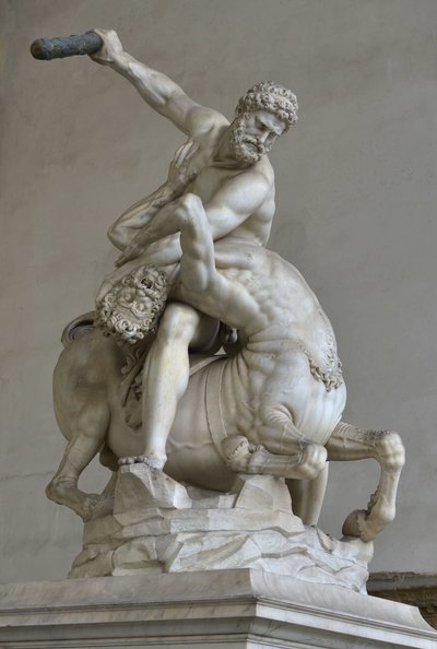 Hercules taistelussa kentauri Nessusta vastaan tekijältä (after) Giambologna