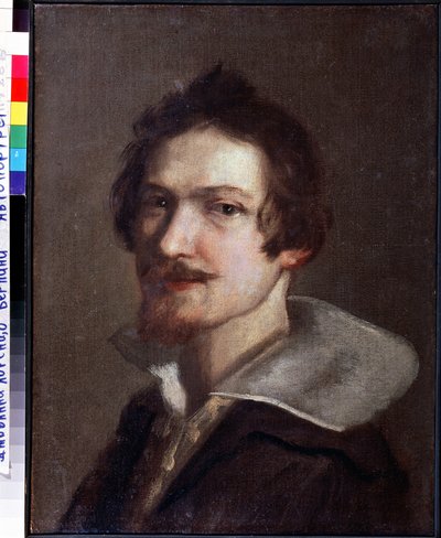 "Omamuotokuva" Gianlorenzo Berninin maalaus, joka tunnetaan nimellä Bernini (1598-1680), noin 1630 Serpukhov, valtion historian ja taiteen museo tekijältä Gian Lorenzo Bernini