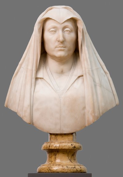 Camilla Barbadorin rintakuva. Paavi Urban VIII Barberinin äiti tekijältä Gian Lorenzo Bernini
