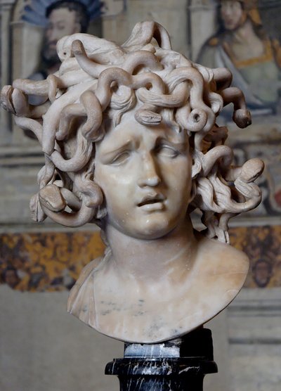 Medusan päällikkö, 1630 tekijältä Gian Lorenzo Bernini