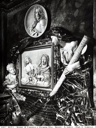 Gianlorenzo Berninin Francesco ja Giovanni Silvan muistomerkki, 1663 tekijältä Gian Lorenzo Bernini