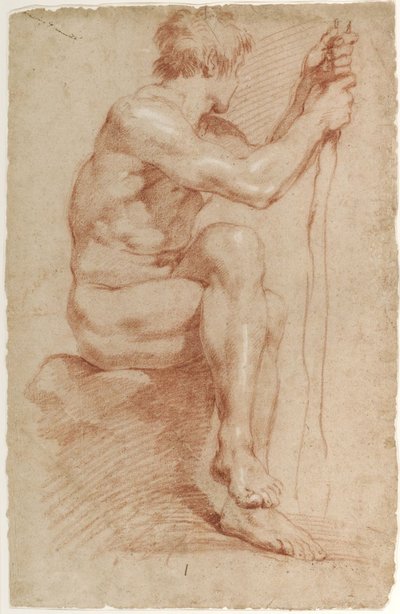 Istuva miesakti tekijältä Gian Lorenzo Bernini