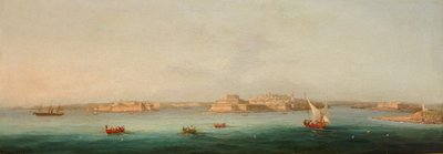 Grand Harbour, Malta, 1869 tekijältä Giancinto Gianni