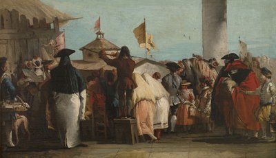 Mondo Novo, noin 1764-1765 tekijältä Giovanni Domenico Tiepolo