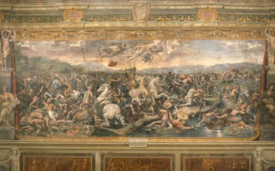 Milvian-sillan taistelu, 1517-1524 tekijältä Gianfrancesco Penni