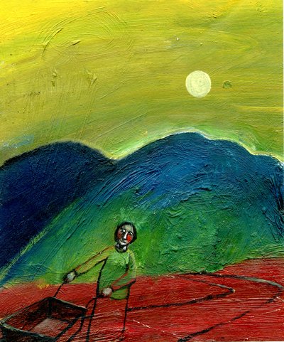 Minulla oli kaikki mitä tarvitsin, 2003 (öljy paperille) tekijältä Gigi Sudbury