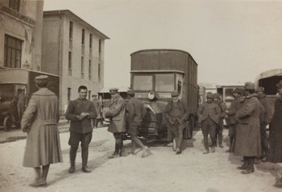 Albumi "Pictures of War II": italialaiset sotilaat Gradisca Sagradossa, Goriziassa, Italiassa (m/v kuva) tekijältä Gigliucci Gigliucci