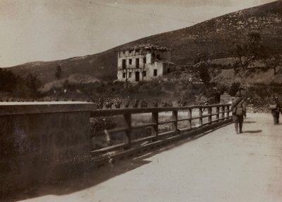 Albumi "Pictures of War II": italialaiset sotilaat Val Chiusonessa Podsenicaan, 09/1917 (b/w kuva) tekijältä Gigliucci Gigliucci