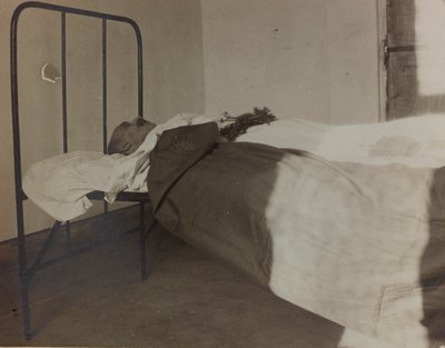 Albumi "Pictures of War II": Suuren sodan kaatunut sairaalasängyssä (m/v kuva) tekijältä Gigliucci Gigliucci