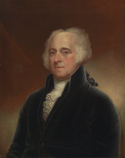 John Adams (1735-1826), noin 1815 (öljy kankaalle). tekijältä Gilbert (after) Stuart