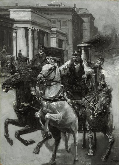 Rush to the Fire, noin 1900 tekijältä Gilbert Gaul