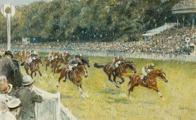 Finish Goodwoodissa, 1929 tekijältä Gilbert Holiday