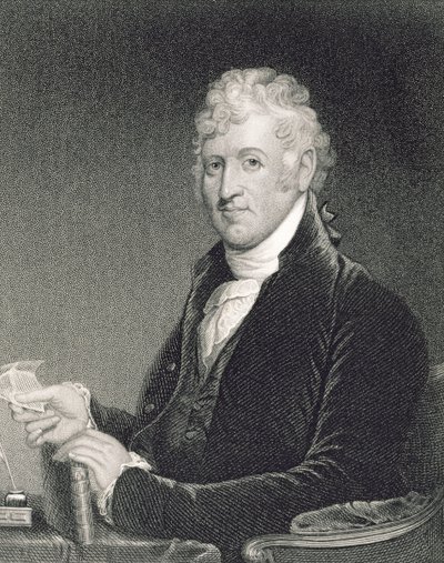 David Humphreys, kaivertanut George Parker (fl.1834-d.1868) James Herringin (1794-1867) alkuperäisen maalauksen kopion jälkeen tekijältä Gilbert Stuart