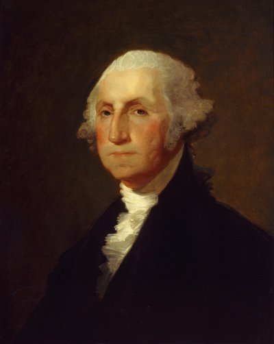 George Washington, noin 1820 (öljy paneelille) tekijältä Gilbert Stuart