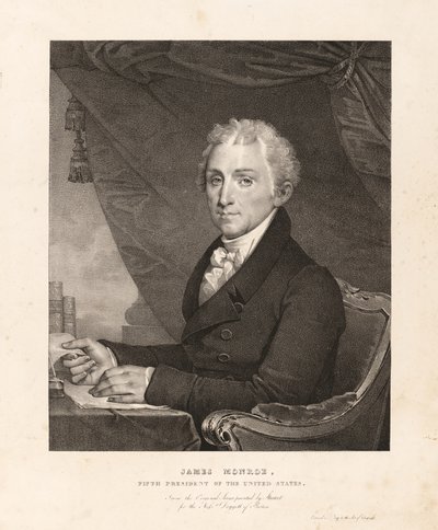 James Monroe tekijältä Gilbert Stuart