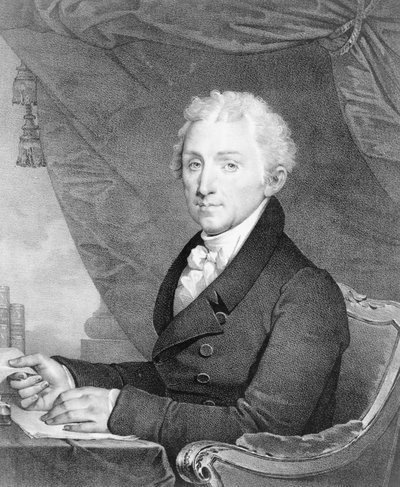James Monroe, Yhdysvaltain viides presidentti tekijältä Gilbert Stuart