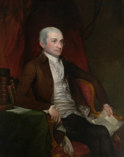 John Jay, aloitettu 1784, valmistunut vuoteen 1818 mennessä. tekijältä Gilbert Stuart
