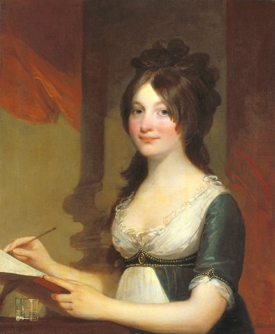 Nuoren naisen muotokuva (öljy kankaalle) tekijältä Gilbert Stuart