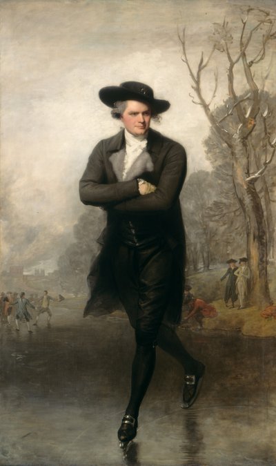Luistelijan muotokuva William Grantista, 1782. tekijältä Gilbert Stuart