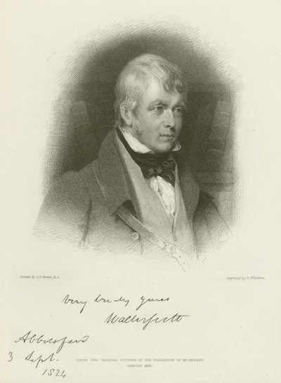 Sir Walter Scott tekijältä Gilbert Stuart Newton