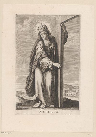 Pyhä Helena ristillä tekijältä Gilles Rousselet