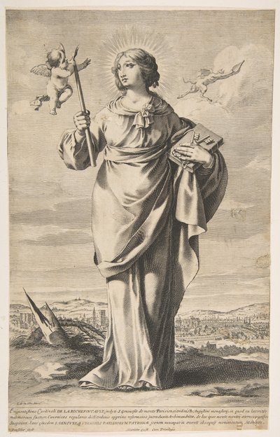St. Genevieve.n.d. tekijältä Gilles Rousselet