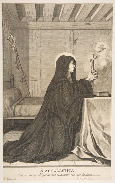 St. Scholastica. tekijältä Gilles Rousselet