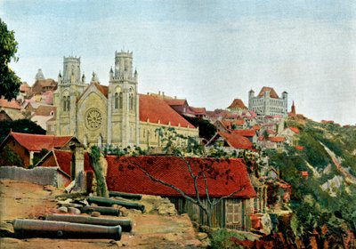 Katolinen katedraali, Kuningattaren palatsi, 1800-luvun loppu. tekijältä Gillot