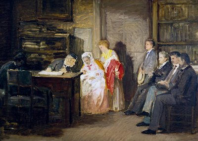 Siviilivaltio, Gioacchino Toma (1836-1893), maalaus. tekijältä Gioacchino Toma