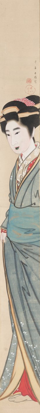 Kurtisaani, 1800-luku. tekijältä Gion Seitoku