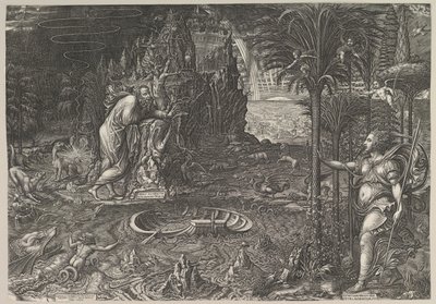 Elämän allegoria, 1561. tekijältä Giorgio Ghisi