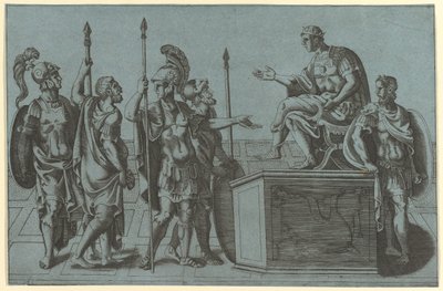 Roomalaiset sotilaat ennen keisaria, ennen vuotta 1540. tekijältä Giorgio Ghisi