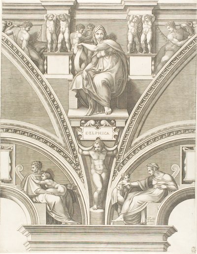 Delphic Sibyl tekijältä Giorgio Ghisi