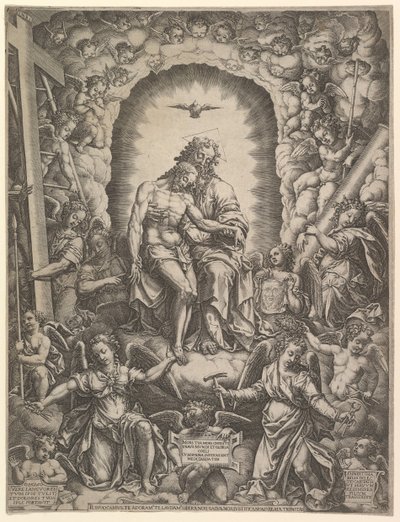 Kolminaisuus, 1576. tekijältä Giorgio Ghisi