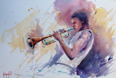jazztrumpetisti tekijältä Giorgio Gosti