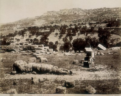 Agrigento: näkymä Jupiterin temppelin raunioihin tekijältä Giorgio Sommer