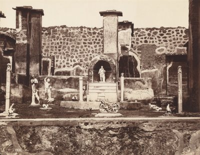 Marcus Lucretiuksen talo, Pompeji, noin 1870 (kuva). tekijältä Giorgio Sommer
