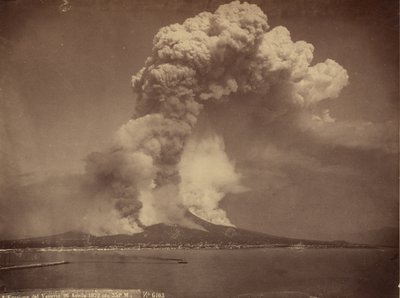 Vesuvius, aktiivinen, 1872 tekijältä Giorgio Sommer