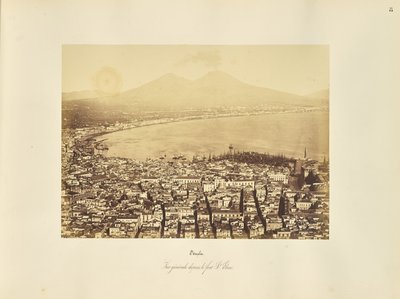 Napoli. Yleisnäkymä St. Elmen linnakkeesta tekijältä Giorgio Sommer