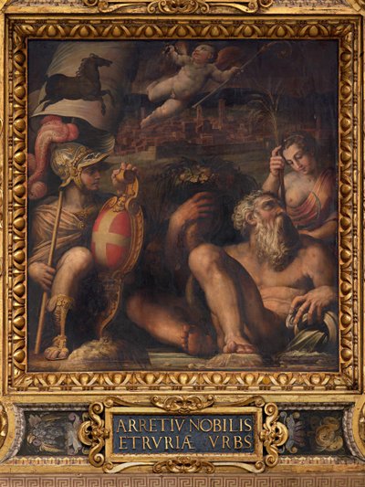 Allegoria Arezzosta tekijältä Giorgio Vasari