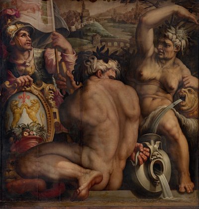 Casentinon allegoria, 1563-1565 tekijältä Giorgio Vasari