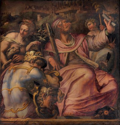 Certaldon allegoria, 1563-1565 tekijältä Giorgio Vasari