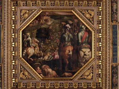 Marcianon taistelu Val di Chianassa tekijältä Giorgio Vasari