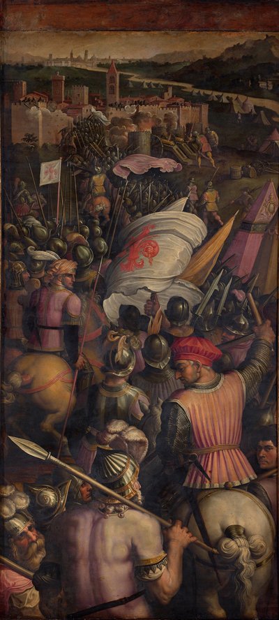 Cascinan vangitseminen, 1563-1565 tekijältä Giorgio Vasari
