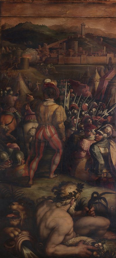 Vicopisanon vangitseminen, 1563-1565 tekijältä Giorgio Vasari