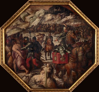 Venetsialaisten tappio Casentinossa 1563-1565 tekijältä Giorgio Vasari